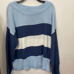 gorgeous blue sweater